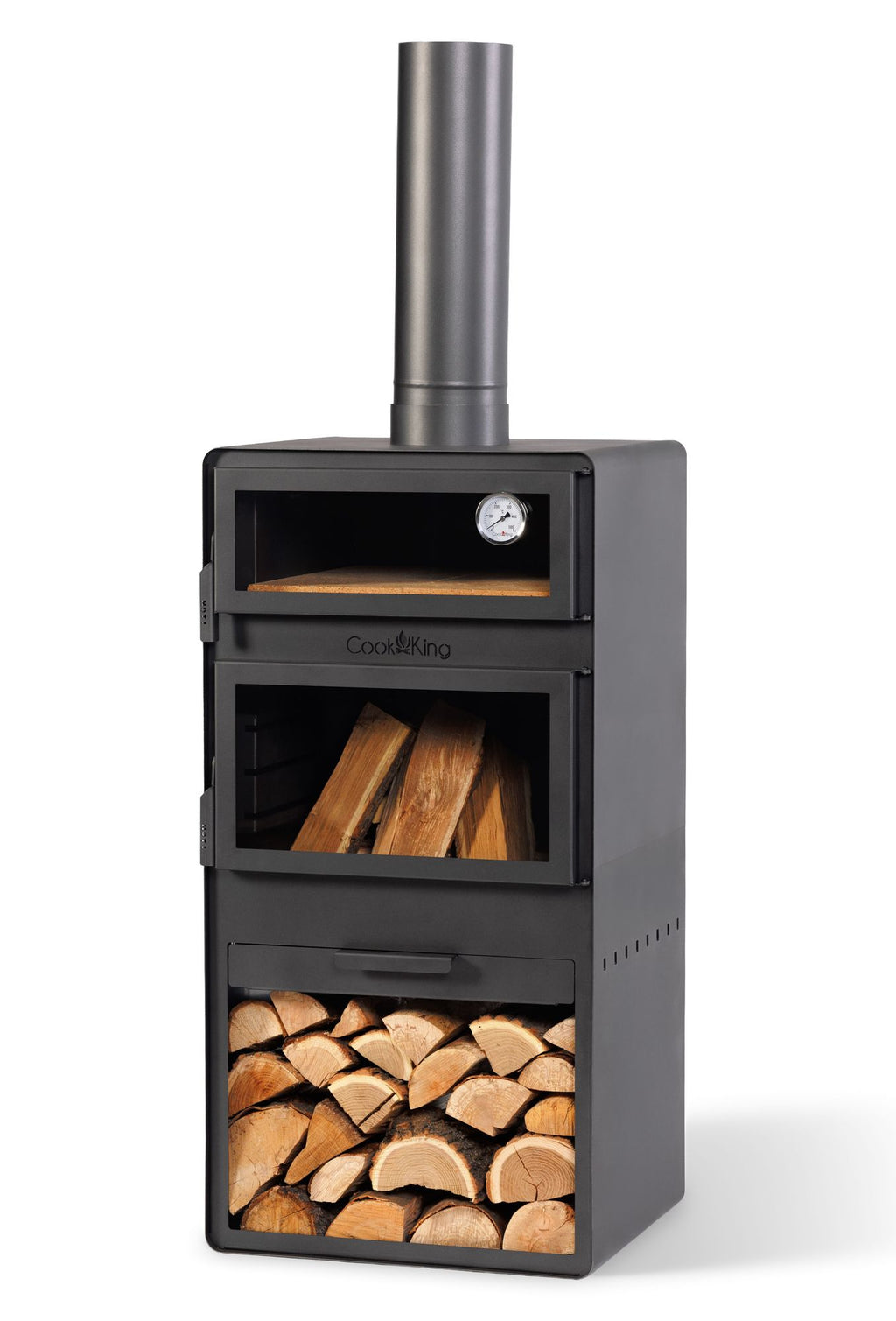 Cook King Vento Garden Stove with Oven and Log Storage photograph 2