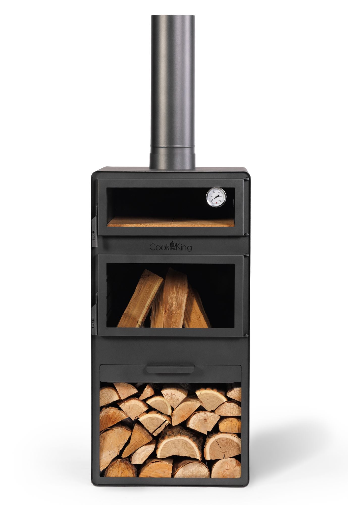 Cook King Vento Garden Stove with Oven and Log Storage photograph 3