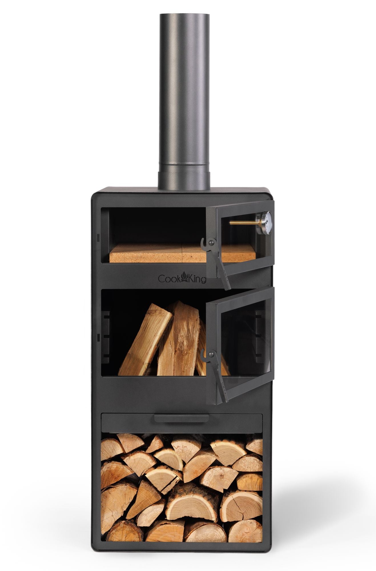 Cook King Vento Garden Stove with Oven and Log Storage photograph 4