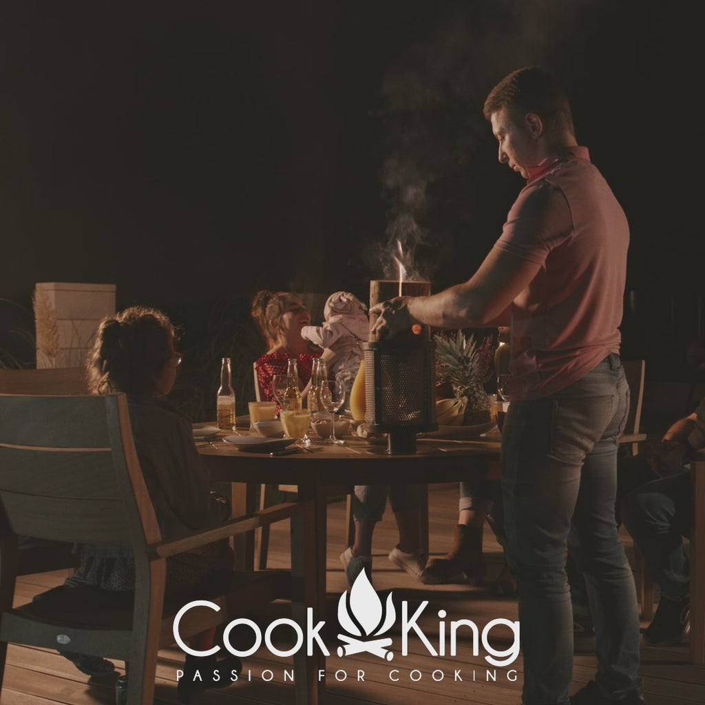 Cook King Garden Stove FARO in use, video