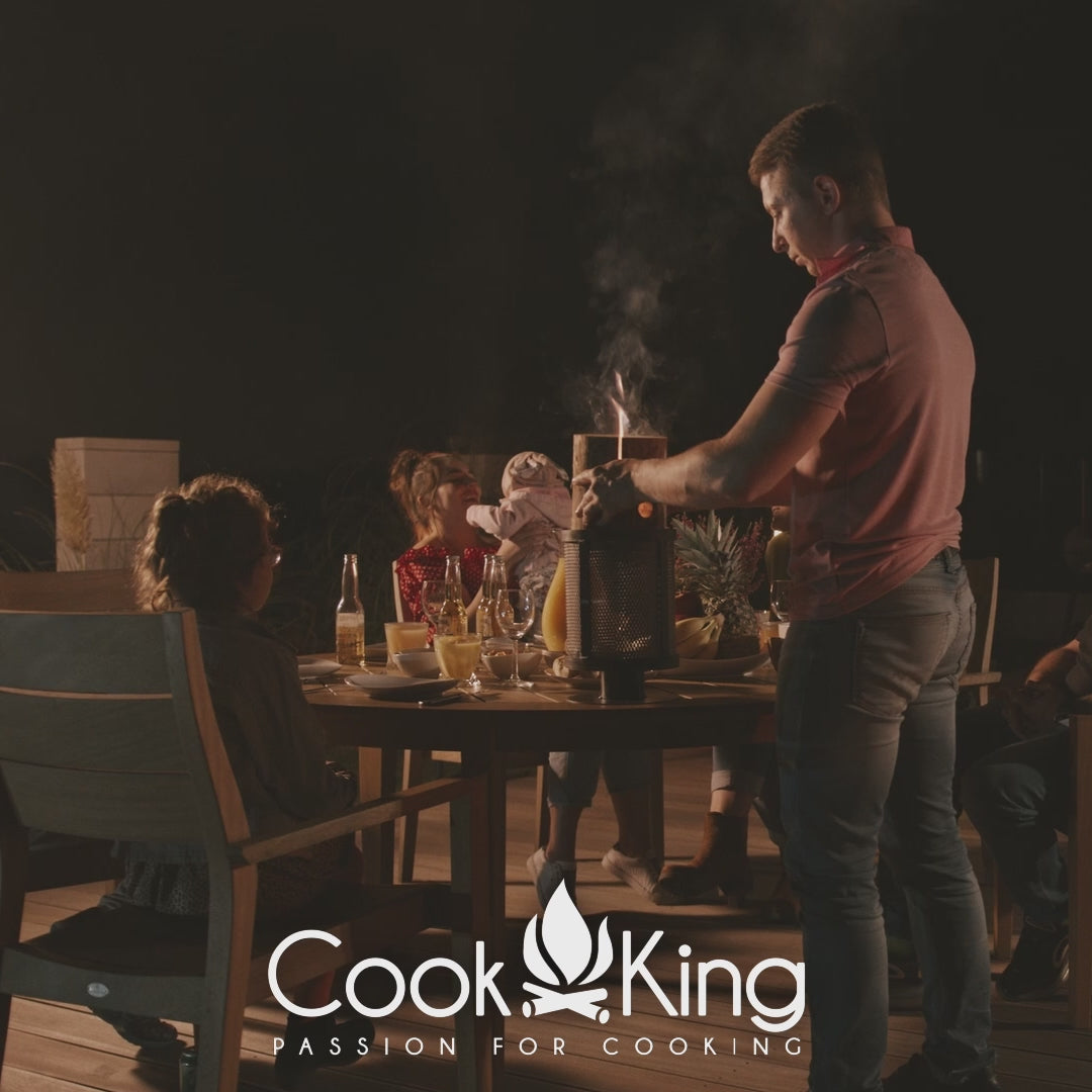 Cook King Garden Stove FARO in use, video