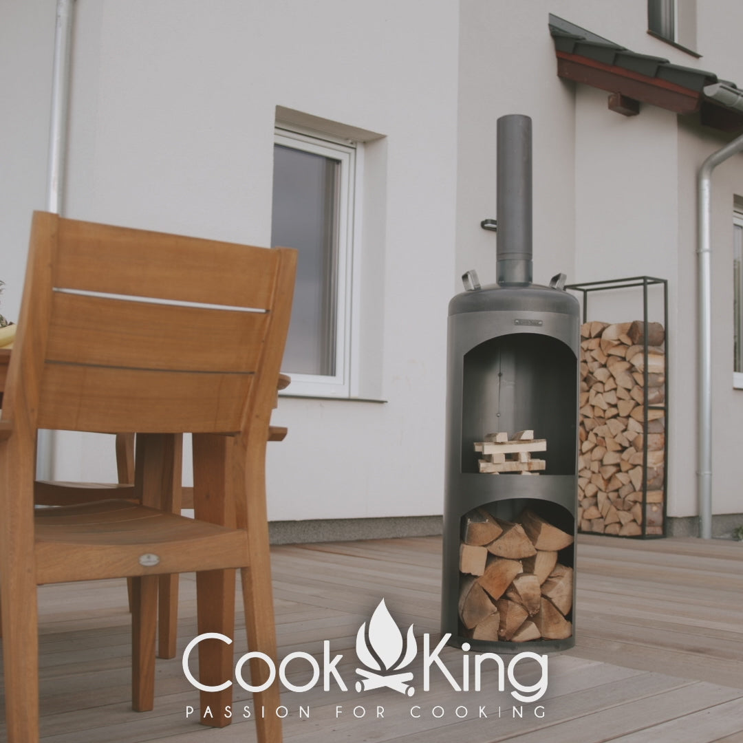Cook King Garden Stove FARO in use, video