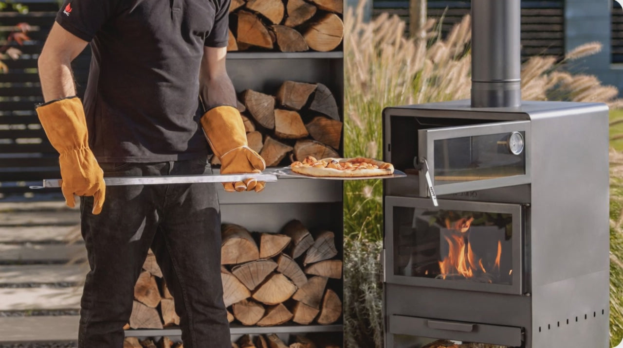 Cook King Vento Garden Stove with Oven and Log Storage video