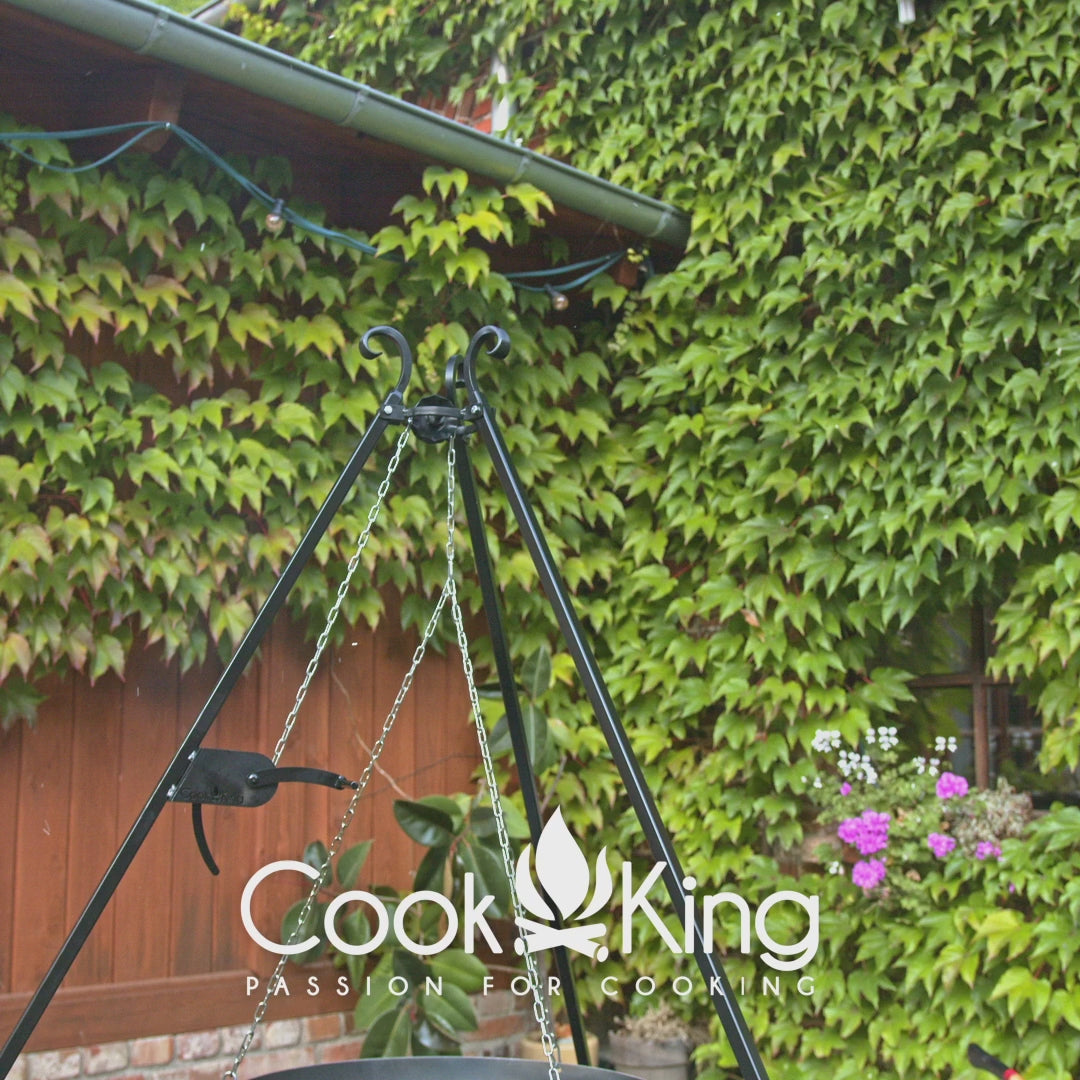 Cook King Porto 60cm Fire Bowl in use, video