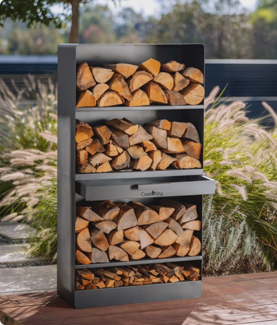 Cook King Vento Garden Stove with Oven and Log Storage video